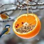 Cet agrume que vous jetez chaque matin peut devenir un refuge précieux pour les oiseaux du jardin cet hiver