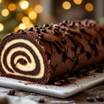 Cette bûche au chocolat et café ultra fondante fait l’unanimité à Noël : chaque bouchée est un vrai moment de fête