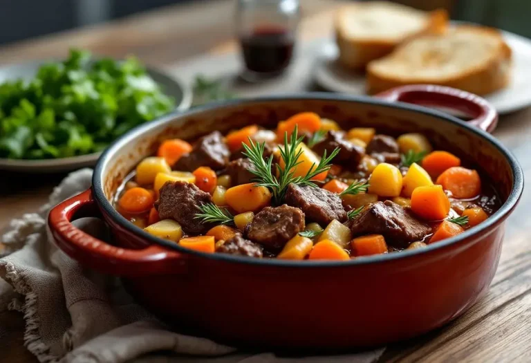 Le bourguignon version italienne : cuisson plus rapide, moins riche, et tout aussi fondant avec ses légumes ultra parfumés